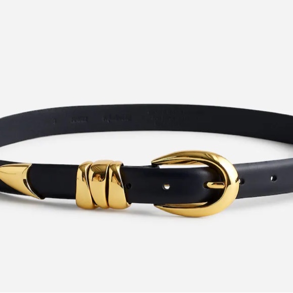 NWT Madewell Triple Metal Keeper Belt - Picture 4 of 6
